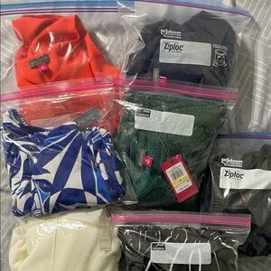 Vince Camuto Assorted Clothing Bulk Collection - Red, Blue, Green, Black, White